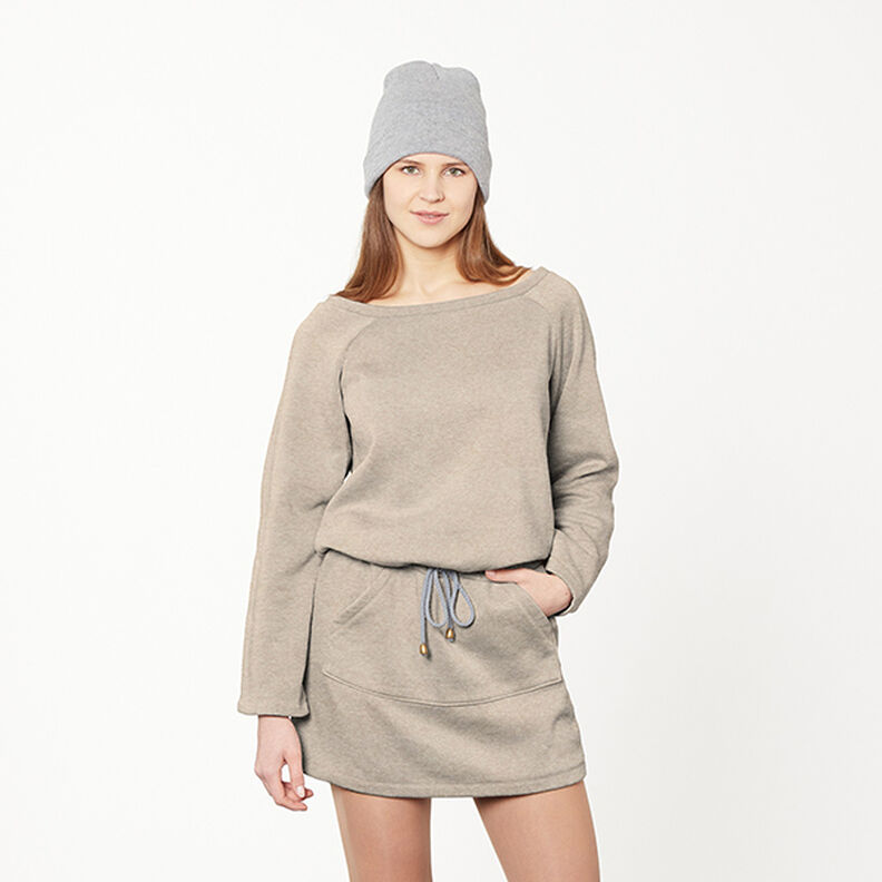 Melange Sweatshirt lys – sand,  image number 6