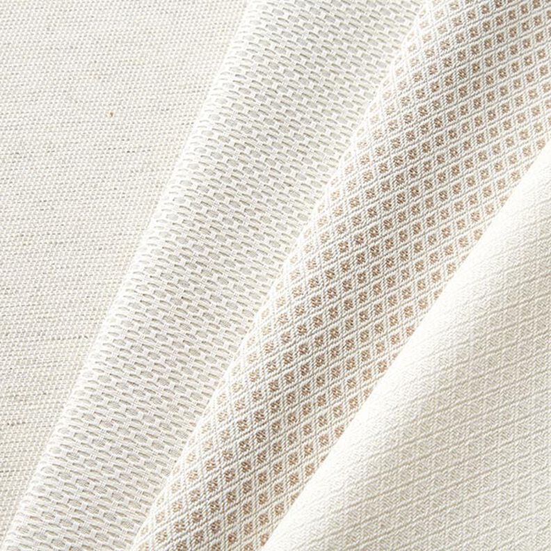 Dekorationsstof Jacquard små bikuber – lysebeige,  image number 4