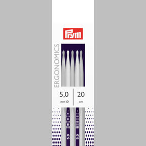 5,0|20cm Strikkepinde til sokker Ergonomics | Prym, 
