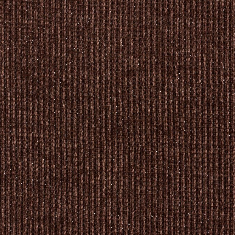 Glitter chenille – mørkebrun/sølv metallic,  image number 1