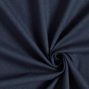 Viskose-hør-miks Ensfarvet – marineblå, 