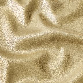 Velour guld-skinnende ensfarvet – gold metallic, 