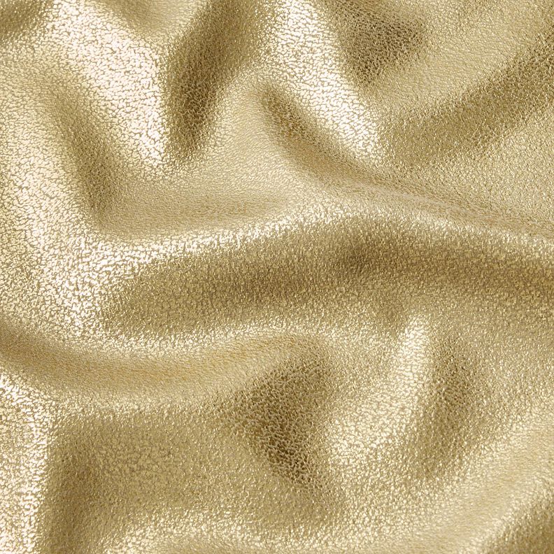 Velour guld-skinnende ensfarvet – gold metallic,  image number 2