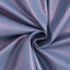 Denim stretch metallic – blågrå/intens pink, 