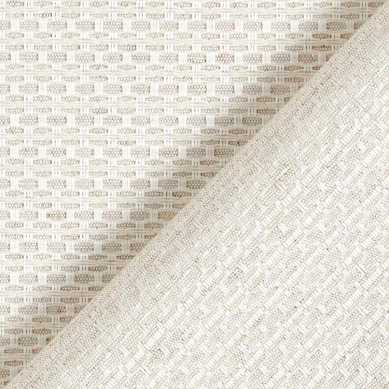 Dekorationsstof Jacquard små bikuber – lysebeige,  image number 3