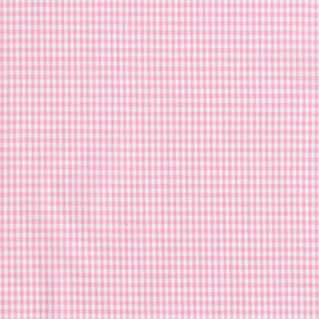 Bomuldsstof Vichy tern 0,2 cm – rosa/hvid, 