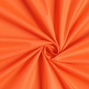 Bomuldspoplin Ensfarvet – orange, 