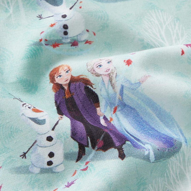 Bomuldspoplin Frozen Licensstof | Disney – lys mint,  image number 2