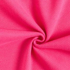 Frakkestof uldblanding ensfarvet – intens pink, 