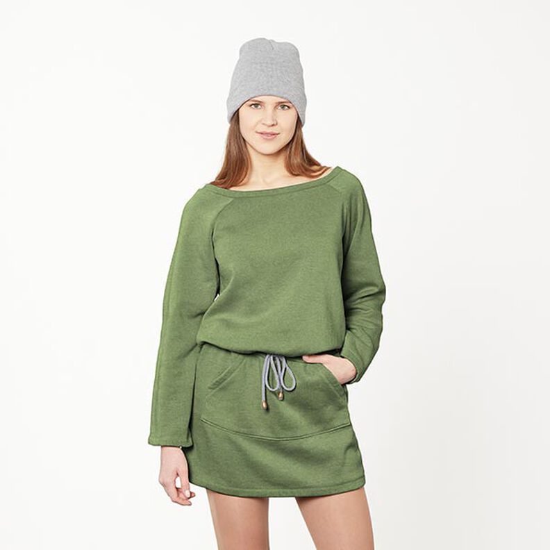 Sweatshirt lodden – olivengrøn,  image number 7