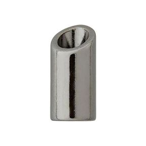 Kordelende [ Ø 5 mm ] – antikoxideret sølv metallisk, 