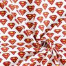 Bomuldspoplin Superman-logo Licensstof | DC Comics – hvid,  thumbnail number 3