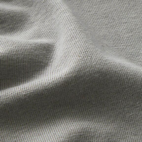 Jersey bomulds-hør-miks ensfarvet – grå, 