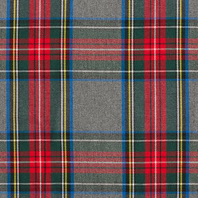 Buksestretch Skotskternet – skiffergrå/rød, 