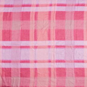 Ramie chiffon batik-tern – intens pink, 
