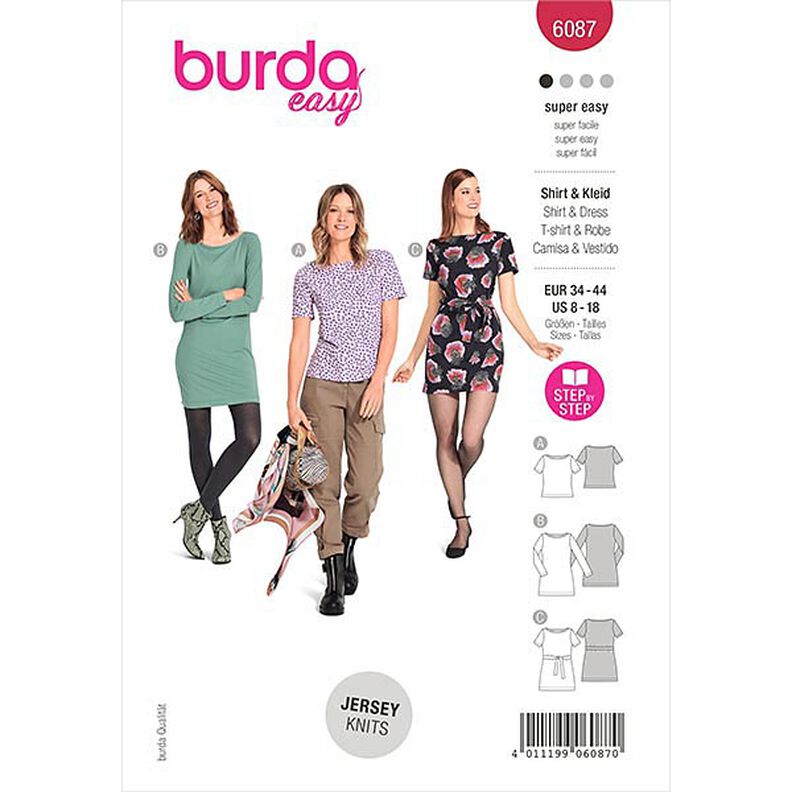 Kjole, Burda 6087 | 34-44,  image number 1