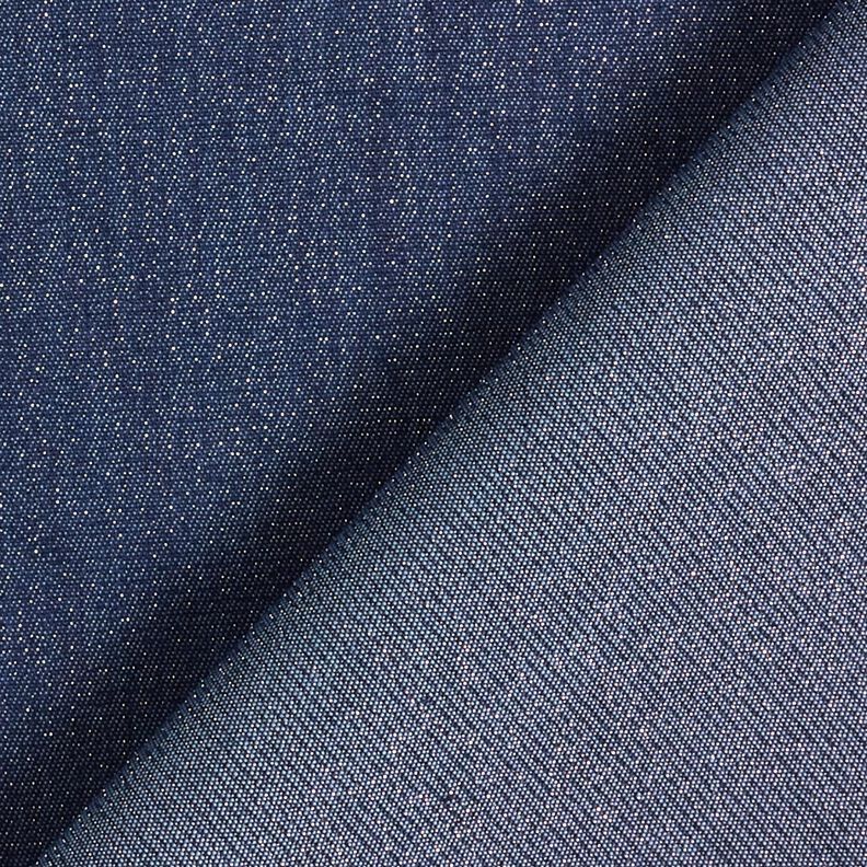 Chambray fine glitterstriber – marineblå,  image number 3