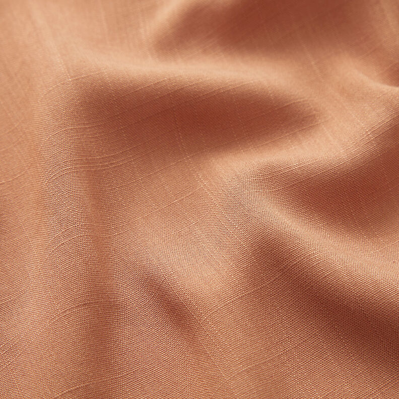 Viskosestof hørlook – beige,  image number 2