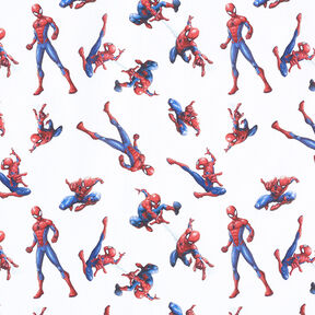 Cretonne Licensstof Spiderman | Marvel – hvid, 