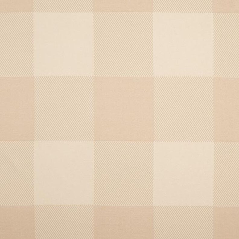 Dekorationsstof Jacquard Plaid Vichy – beige,  image number 1