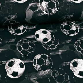 Bomuldsjersey Fodbold Goals | Glitzerpüppi – sort/grå, 