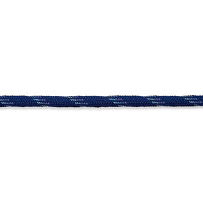 Kordel Lurex [Ø 7 mm] – marineblå, 