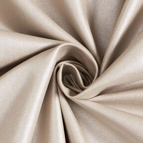 Buksestof stretch glimmer – gold metallic/beige, 