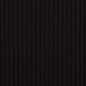 Rib-jersey strikkemønster – sort, 